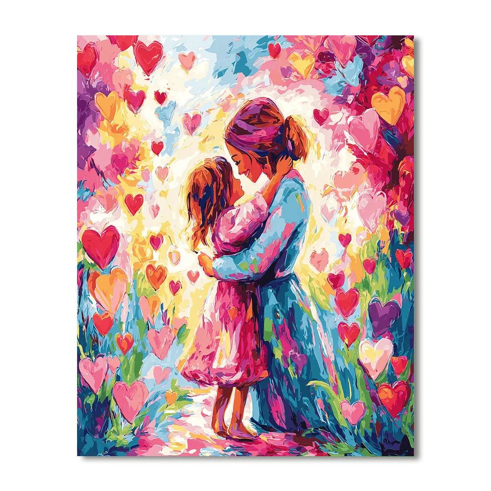 Kisses And Hugs Number Painting