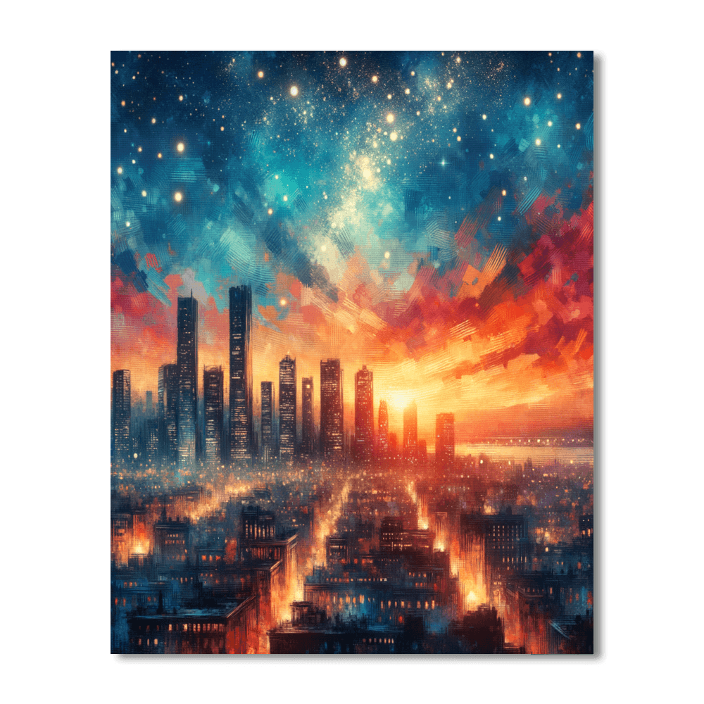 Skyline Dreams Paint By Numbers Art