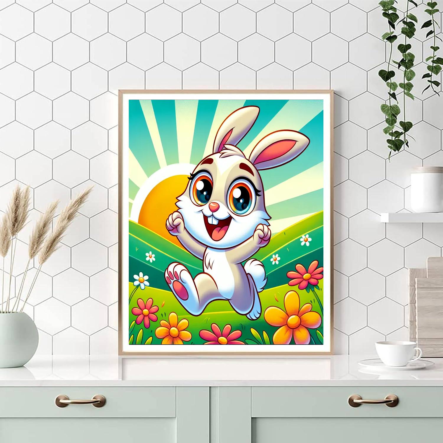 Adventurous Rabbit Numbered Painting Kits