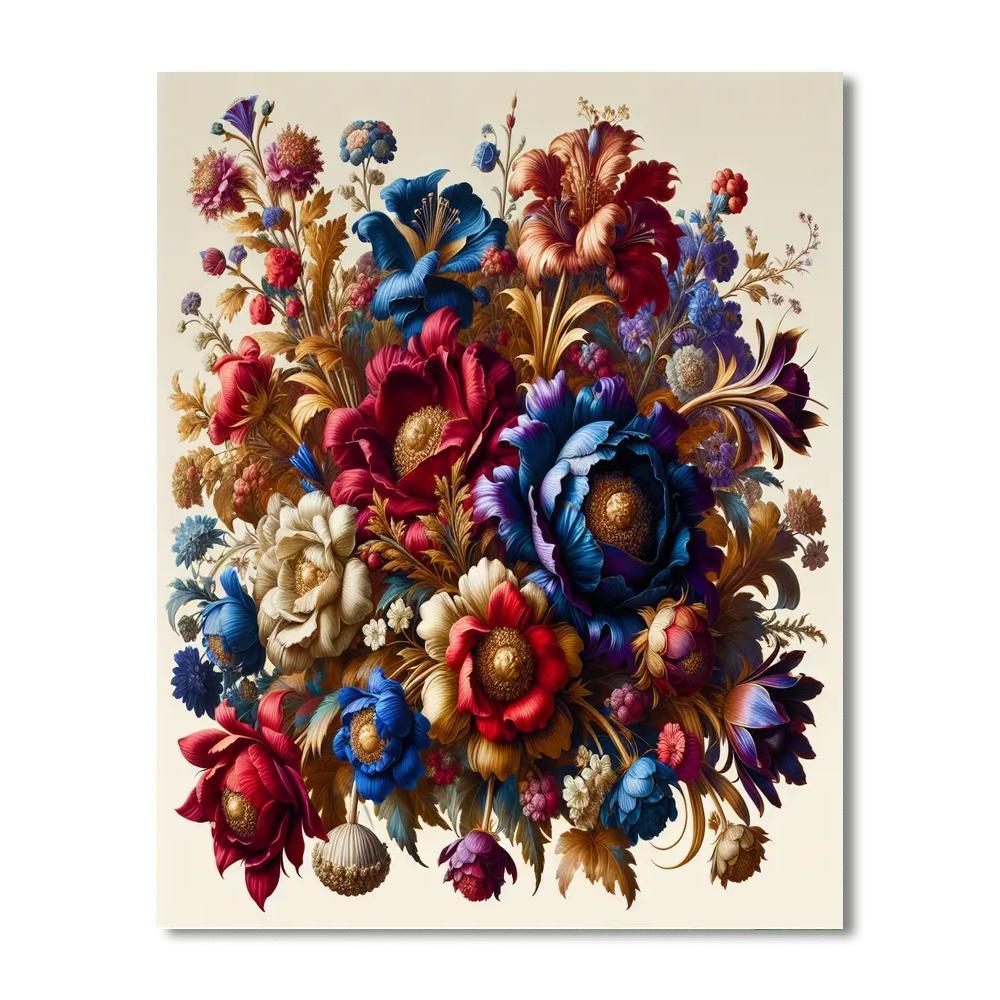 Renaissance Bouquet Paint By Number