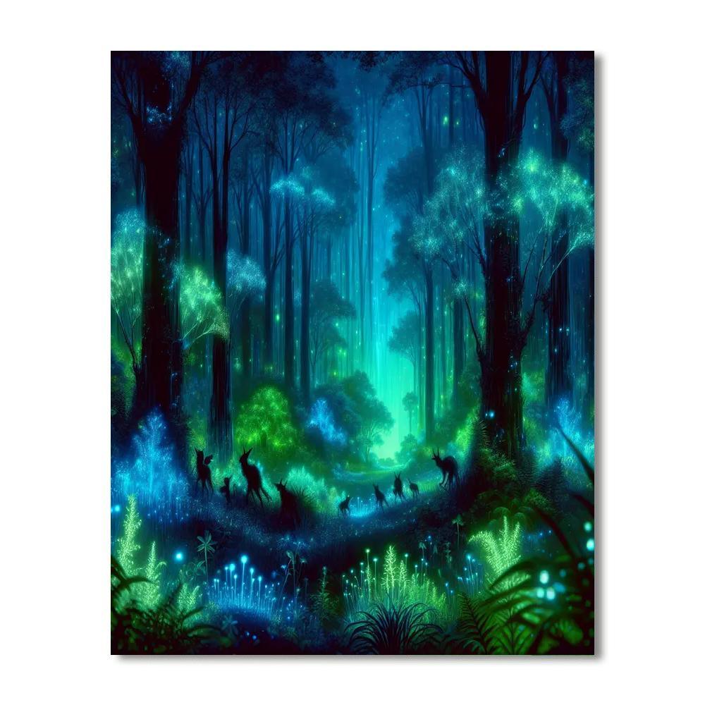 Fantasy Forest Haven DIY Paint By Numbers