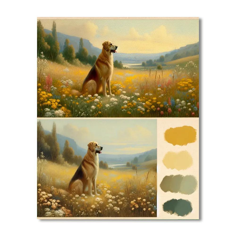 Loyal Companion's Gaze Paint By Numbers