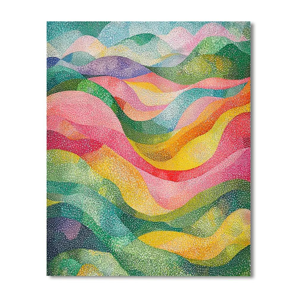 Georges Seurat Inspired Rippling Colors  Numbered Painting Kits