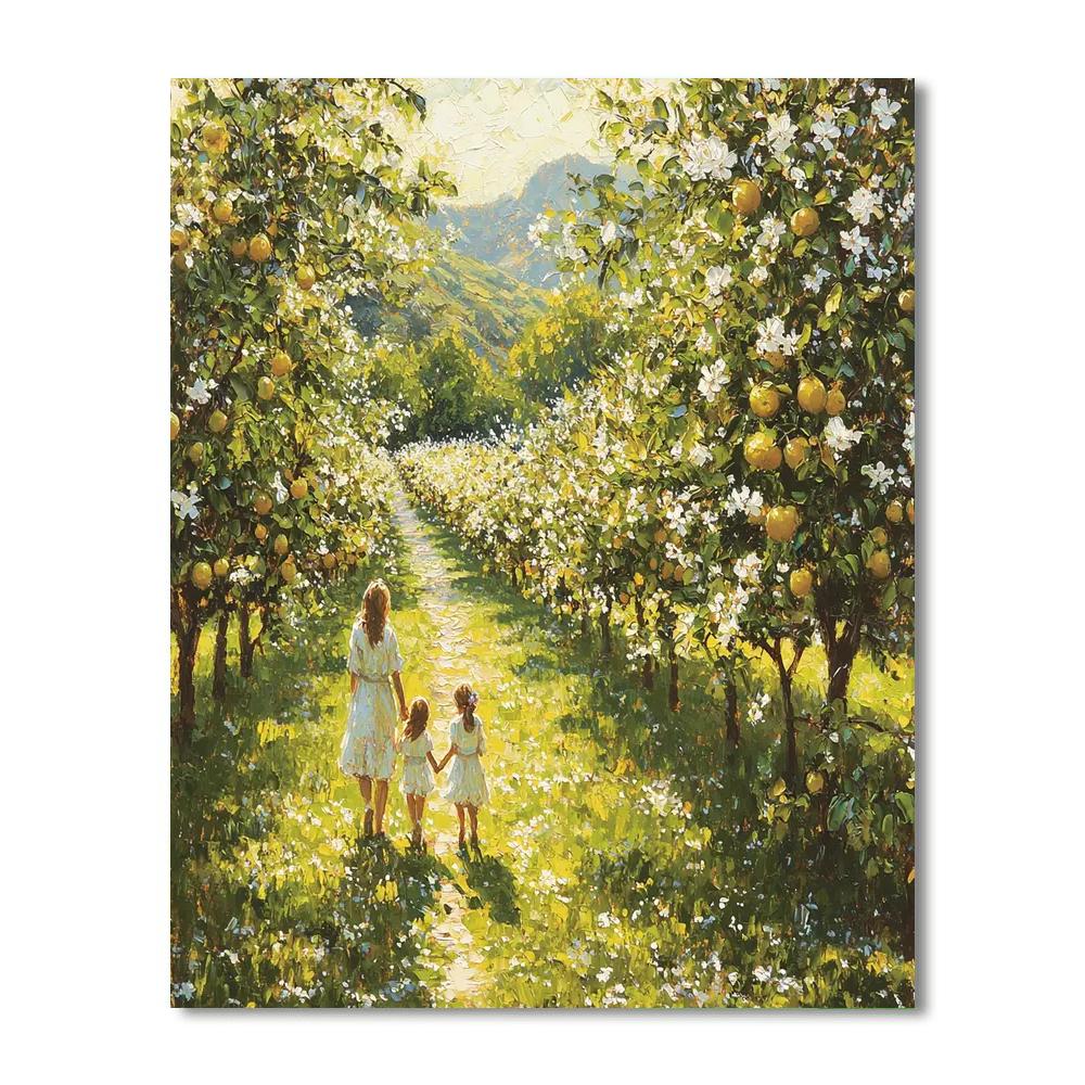 A Walk In The Orchard Numbered Painting Kits
