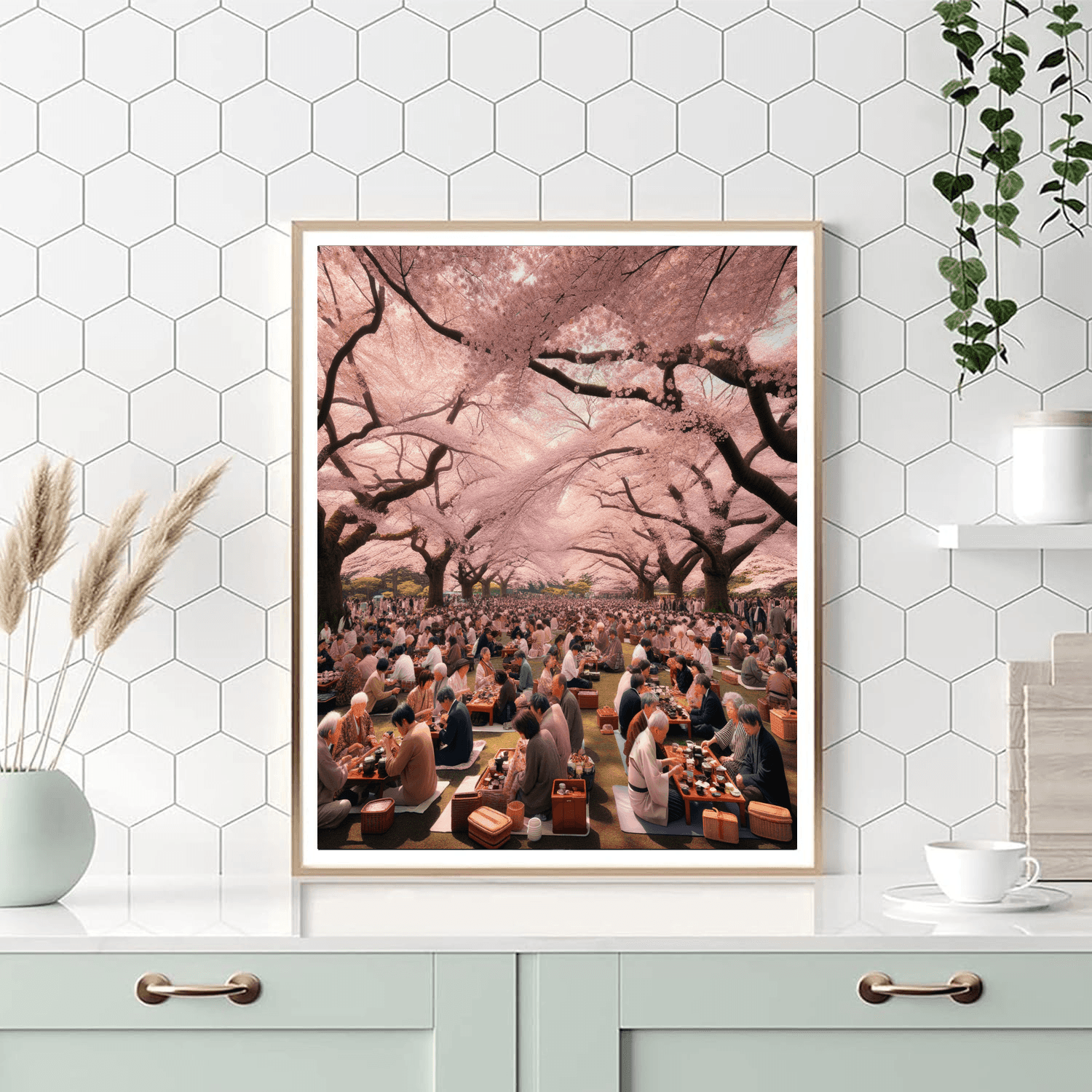 Hanami Festival - Japan Paint By Color