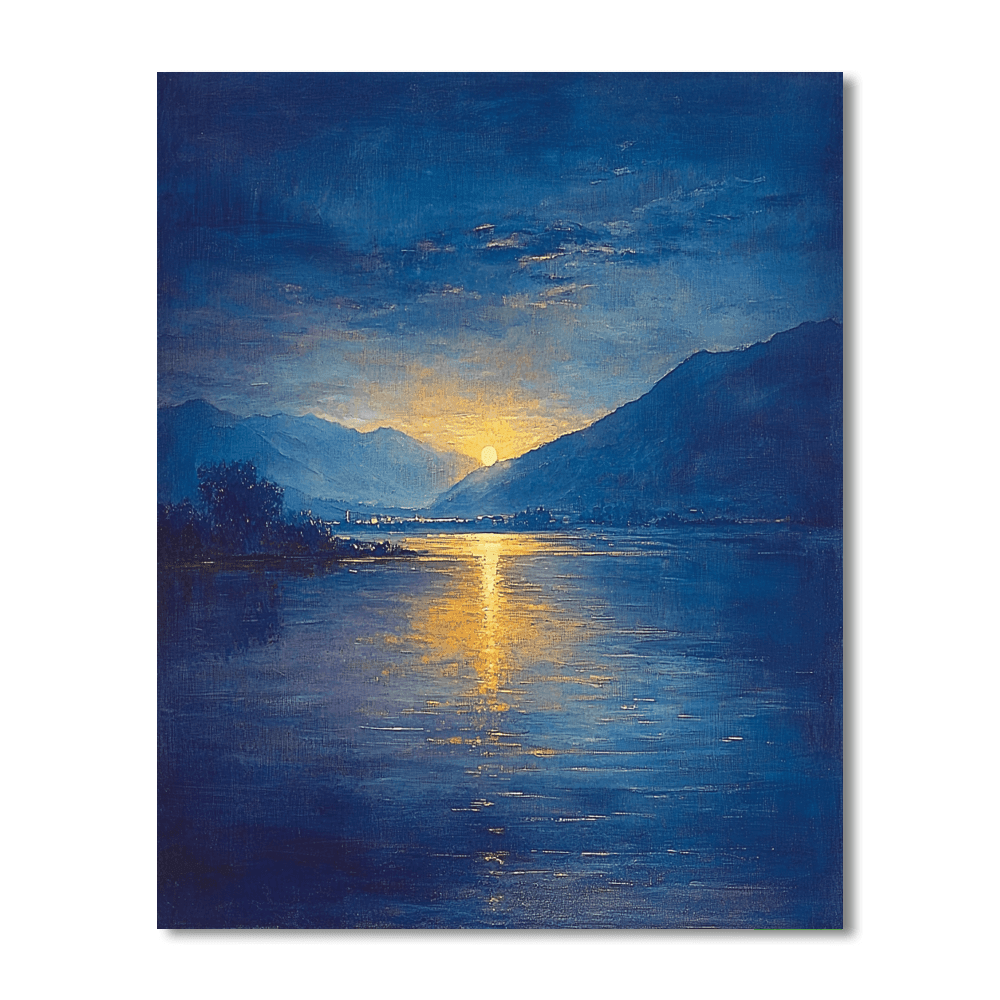 J.M.W. Turner Inspired The Magic Of Nightfall  Paint By Numbers Art