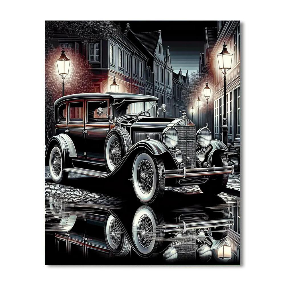 Elegant Car Classics Paint By Number
