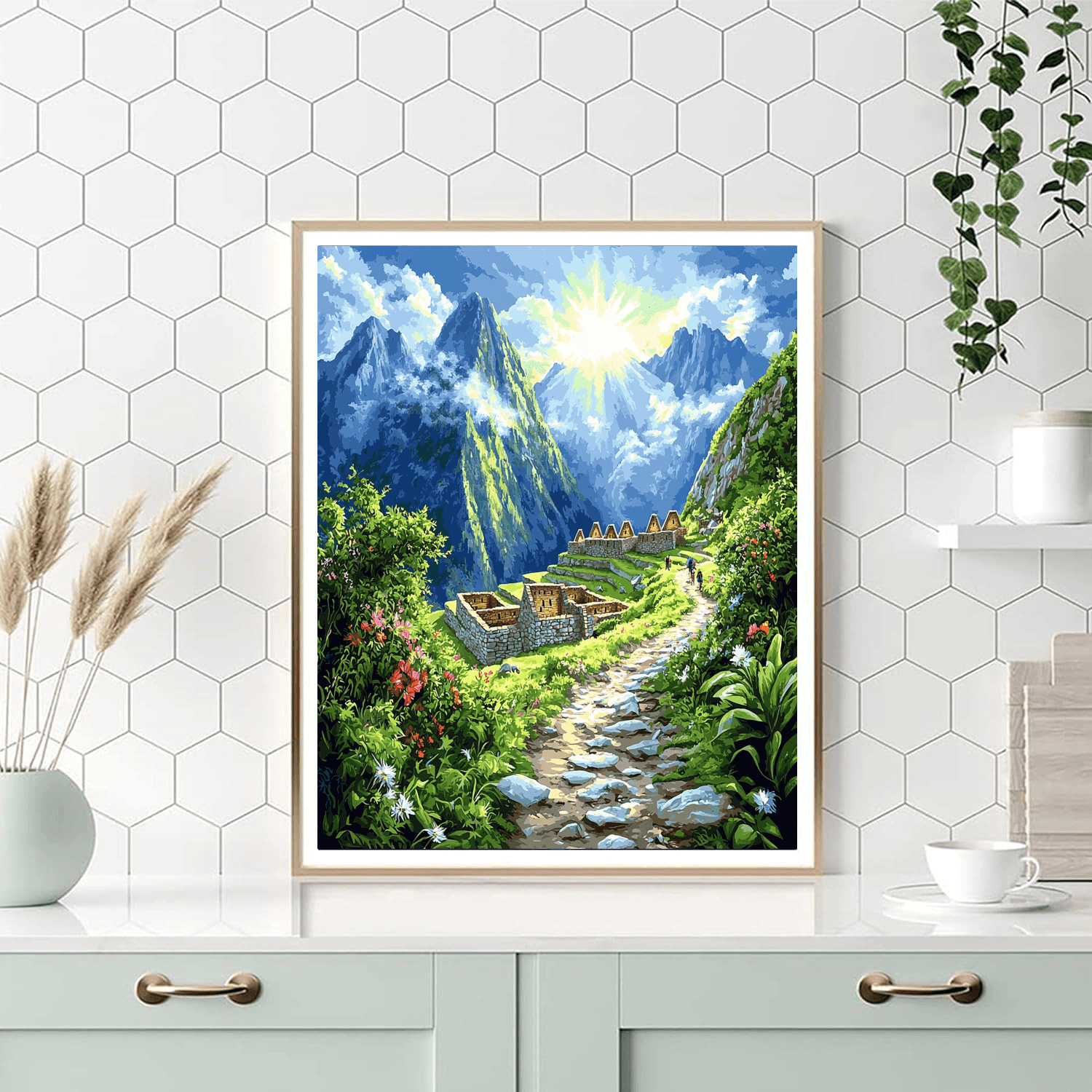 Hiking The Inca Trail Painting By Numbers Kit