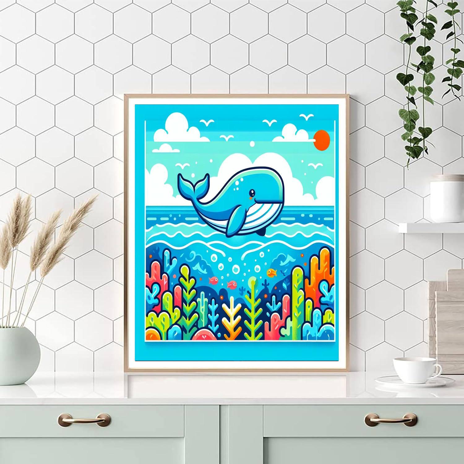 Whale Of A Tale Number Painting