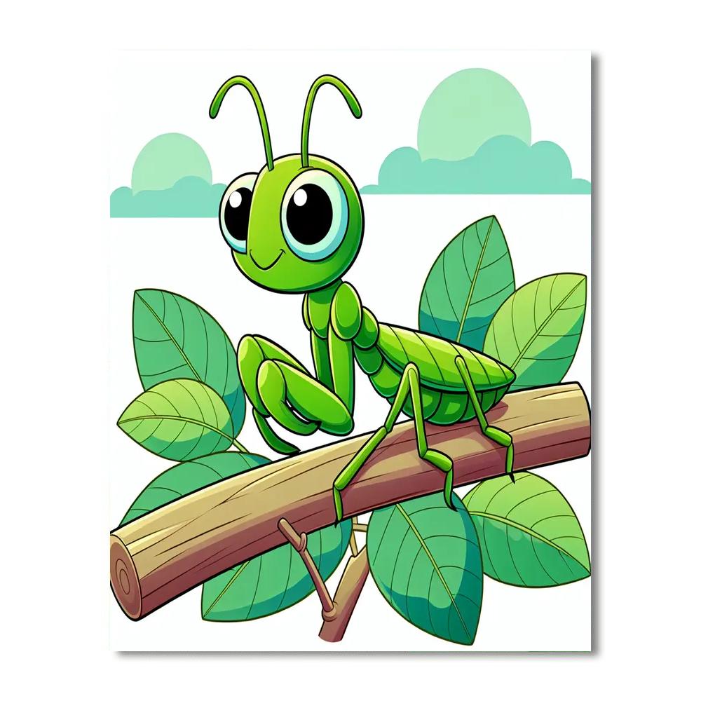 Majestic Mantis Paint By Numbers Art