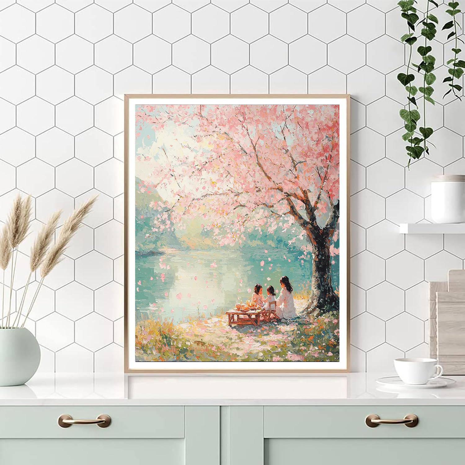 Beneath The Blossoms Paint By Numbers Kits