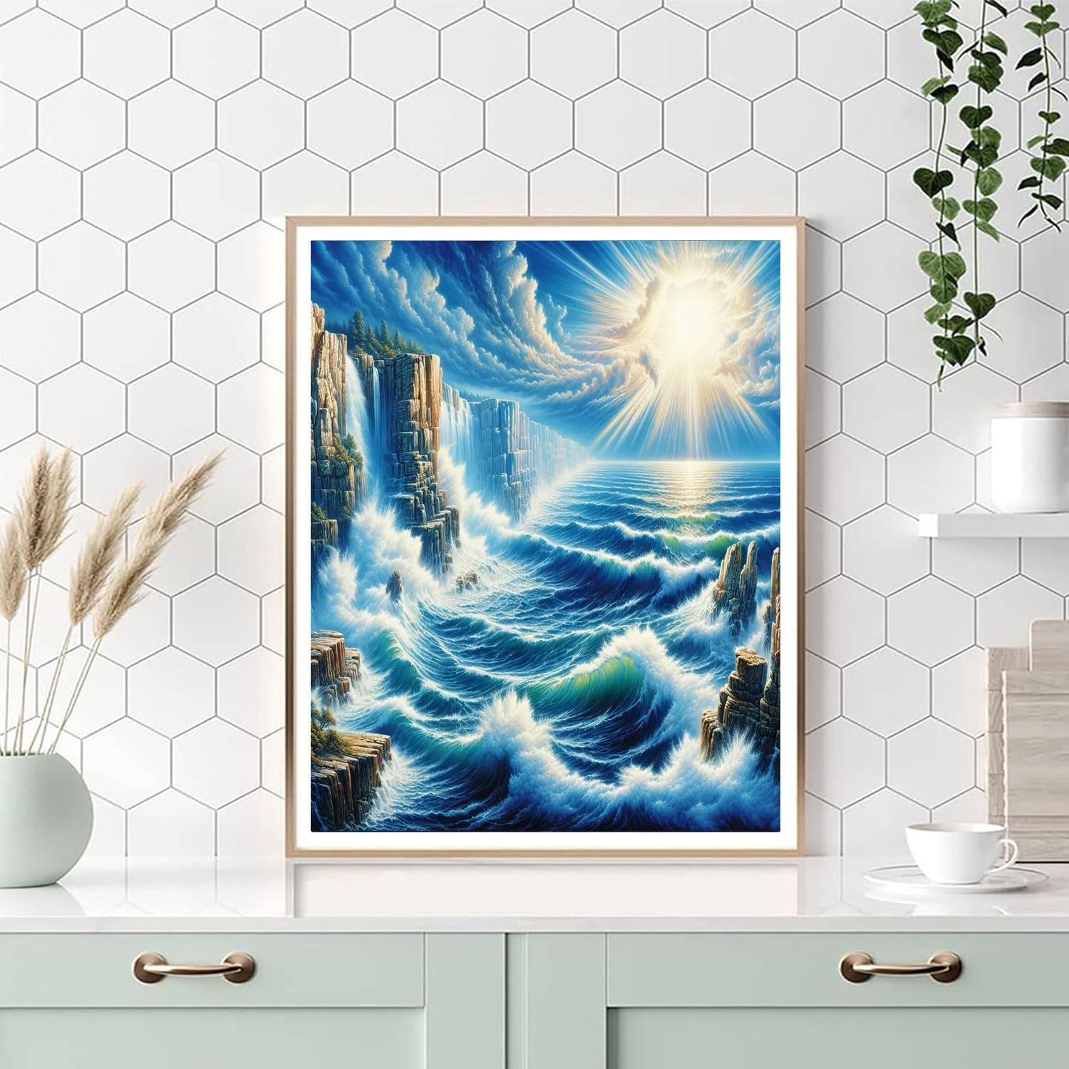Dynamic Dance Of The Waves Numbered Painting Kits