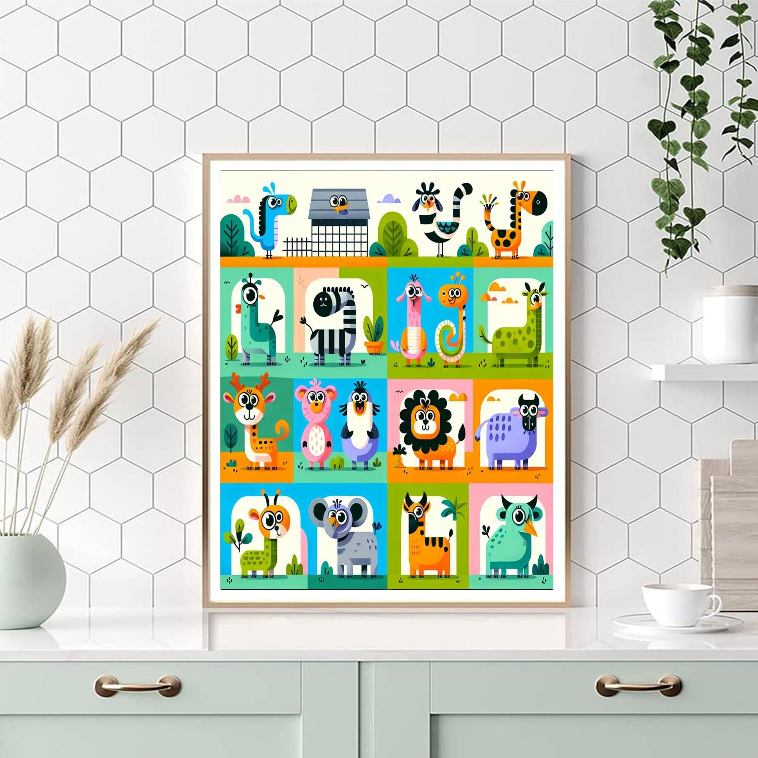 Zebra Zany Zoo Paint By Numbers