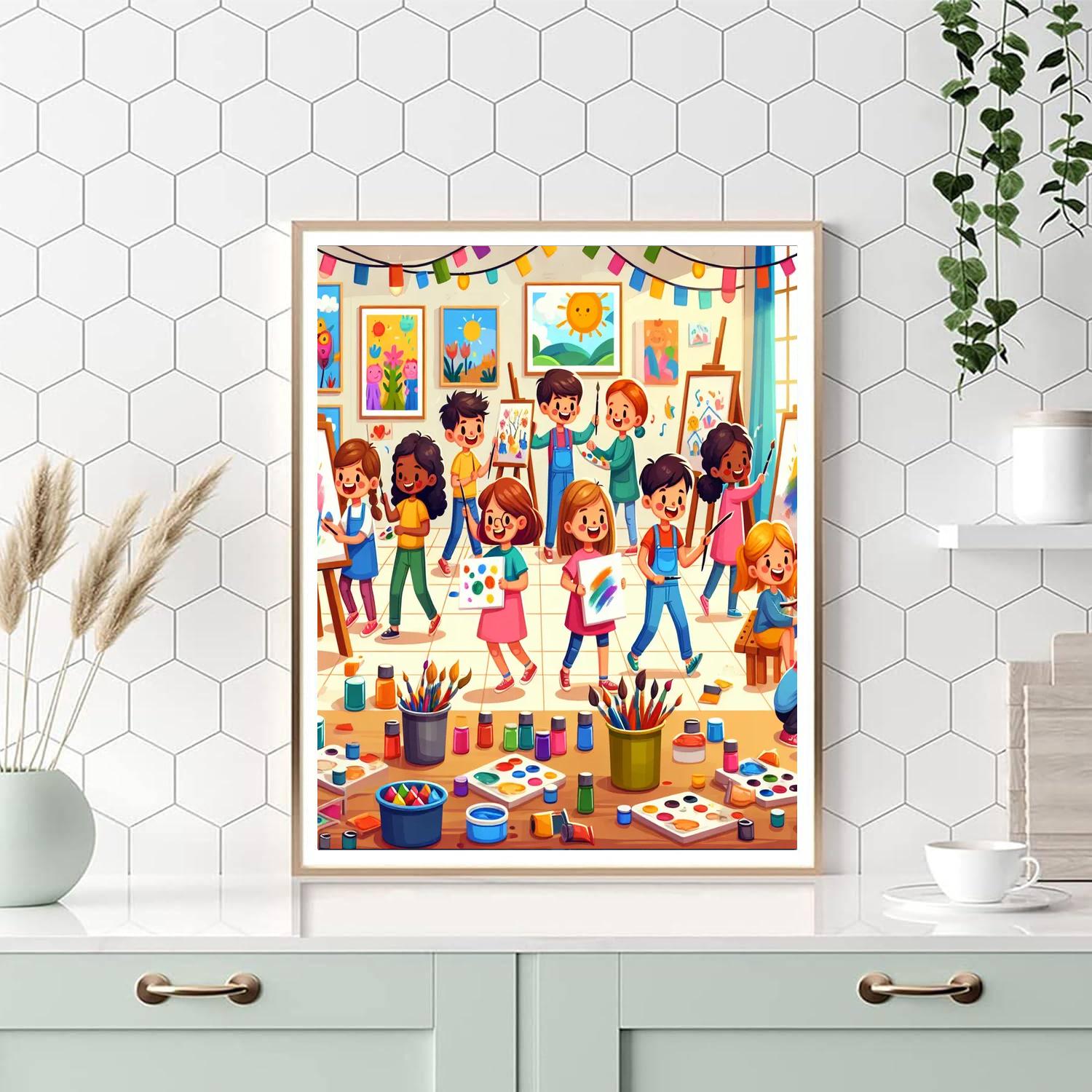 Little Artists Gallery Number Painting