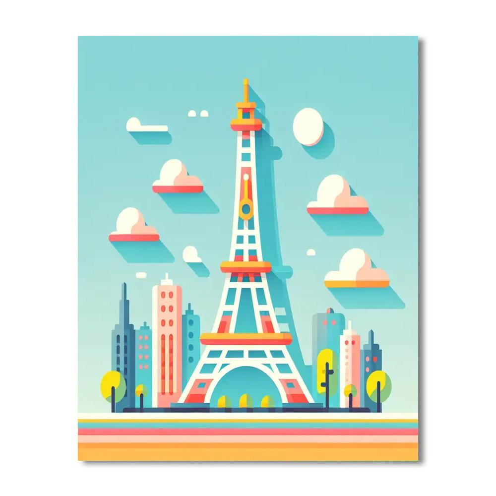 Famous Monuments Paint By Numbers Kits