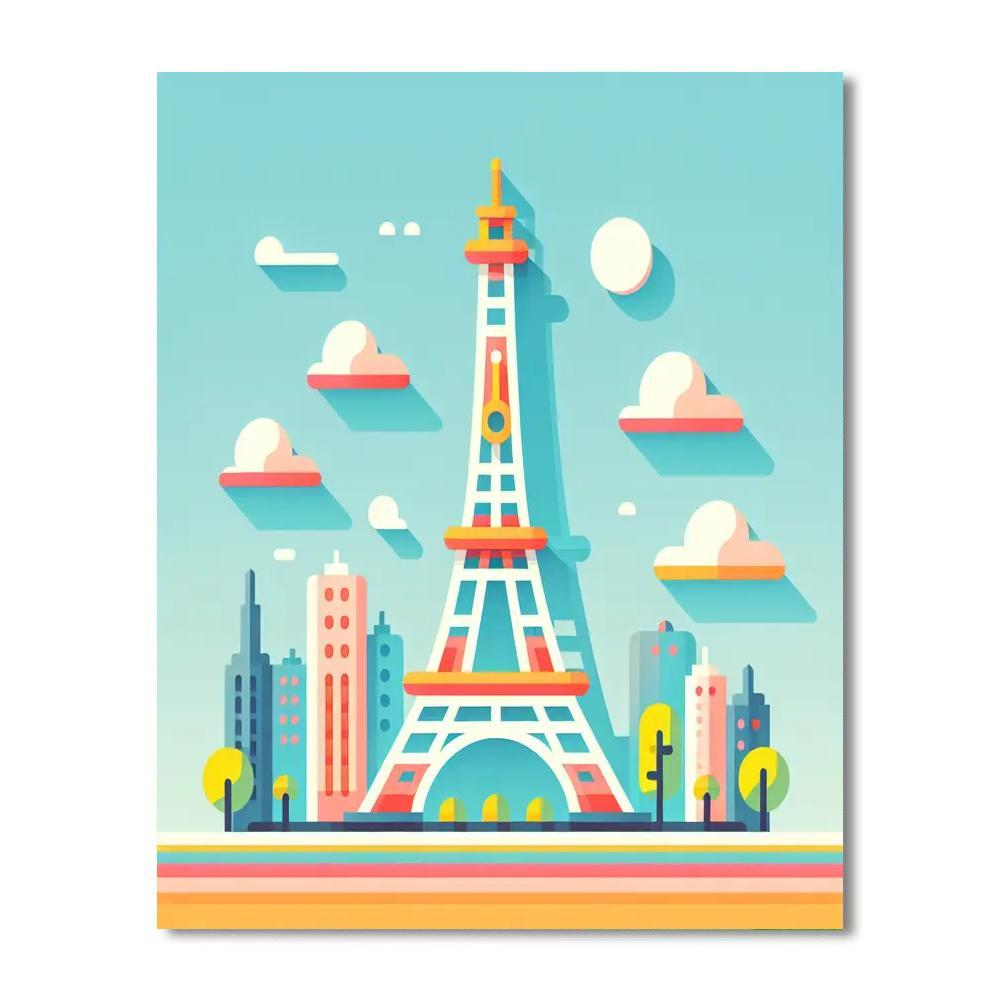 Famous Monuments Paint By Numbers Kits