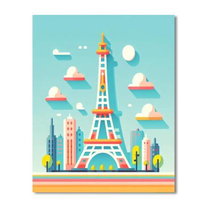 Famous Monuments Paint By Numbers Kits