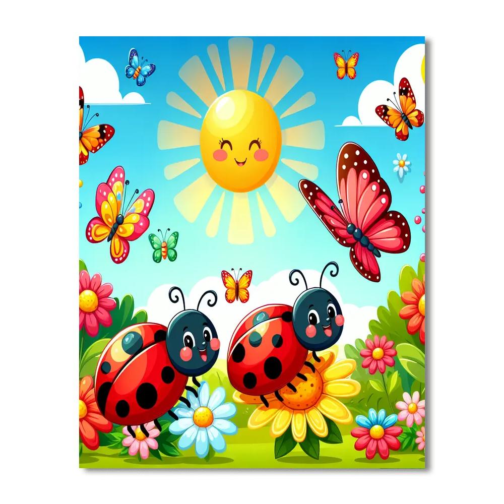 Sunny Garden Helpers Numbered Painting Kits