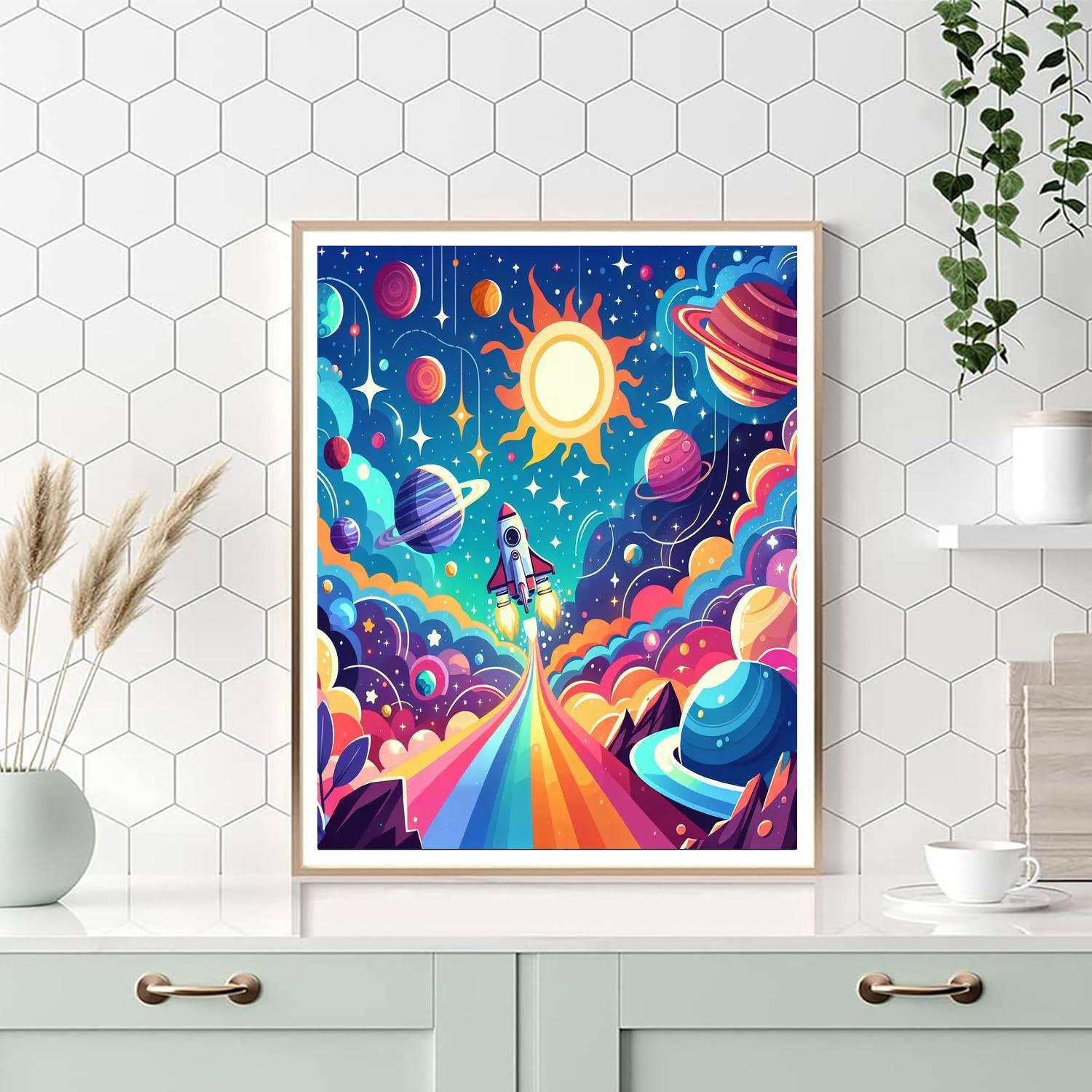 Space Voyager Paint By Numbers