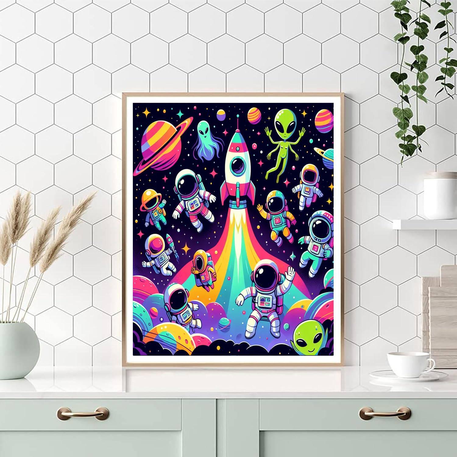 Super Space Explorers Painting By Numbers Kit