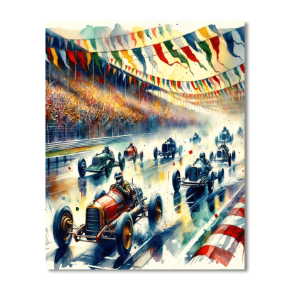 Exciting Racing Cars Paint By Numbers Kits