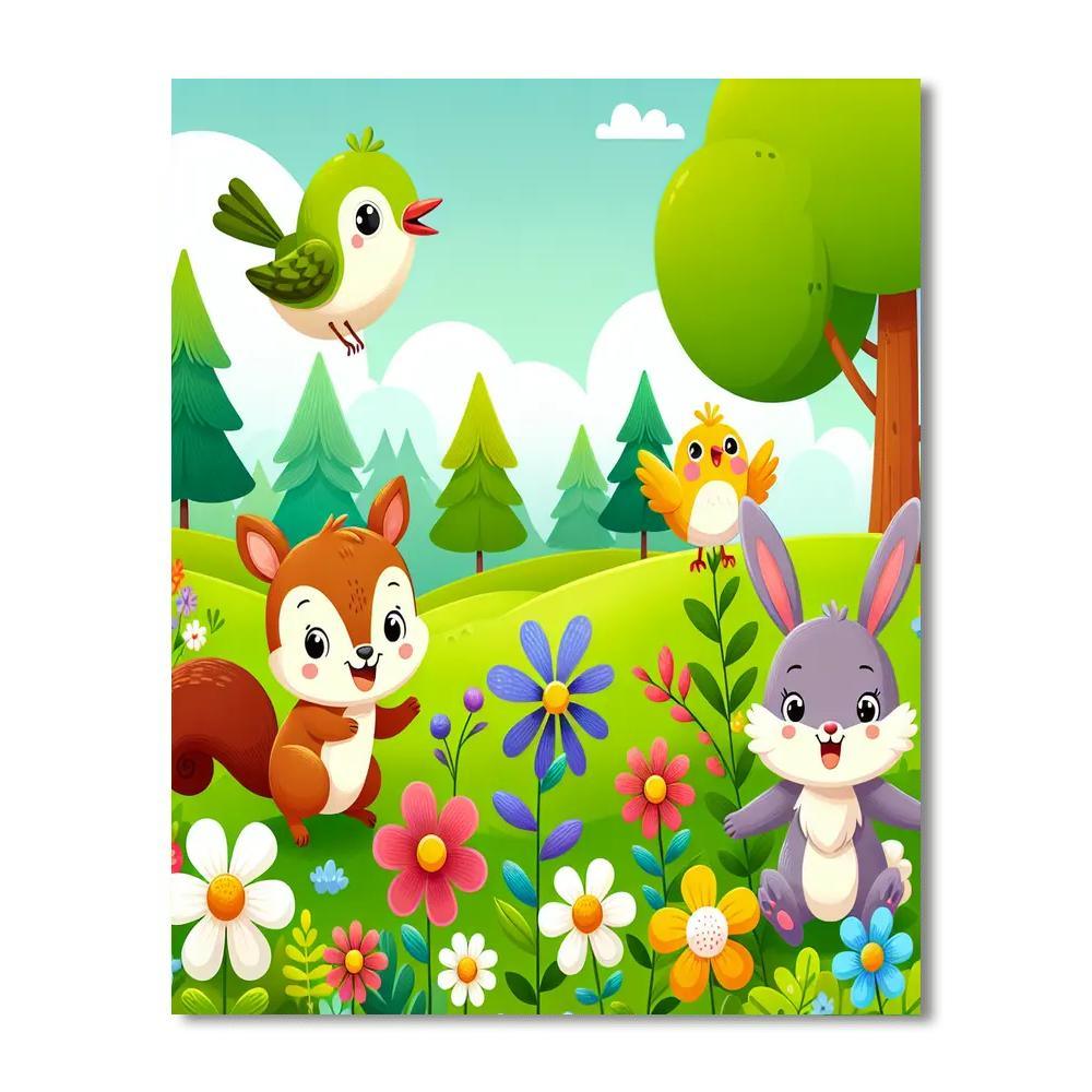 Nature's Secret Meadow Paint By Numbers Kits