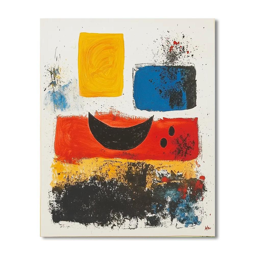 Joan Miró Inspired The Journey Within  Painting Number Kit