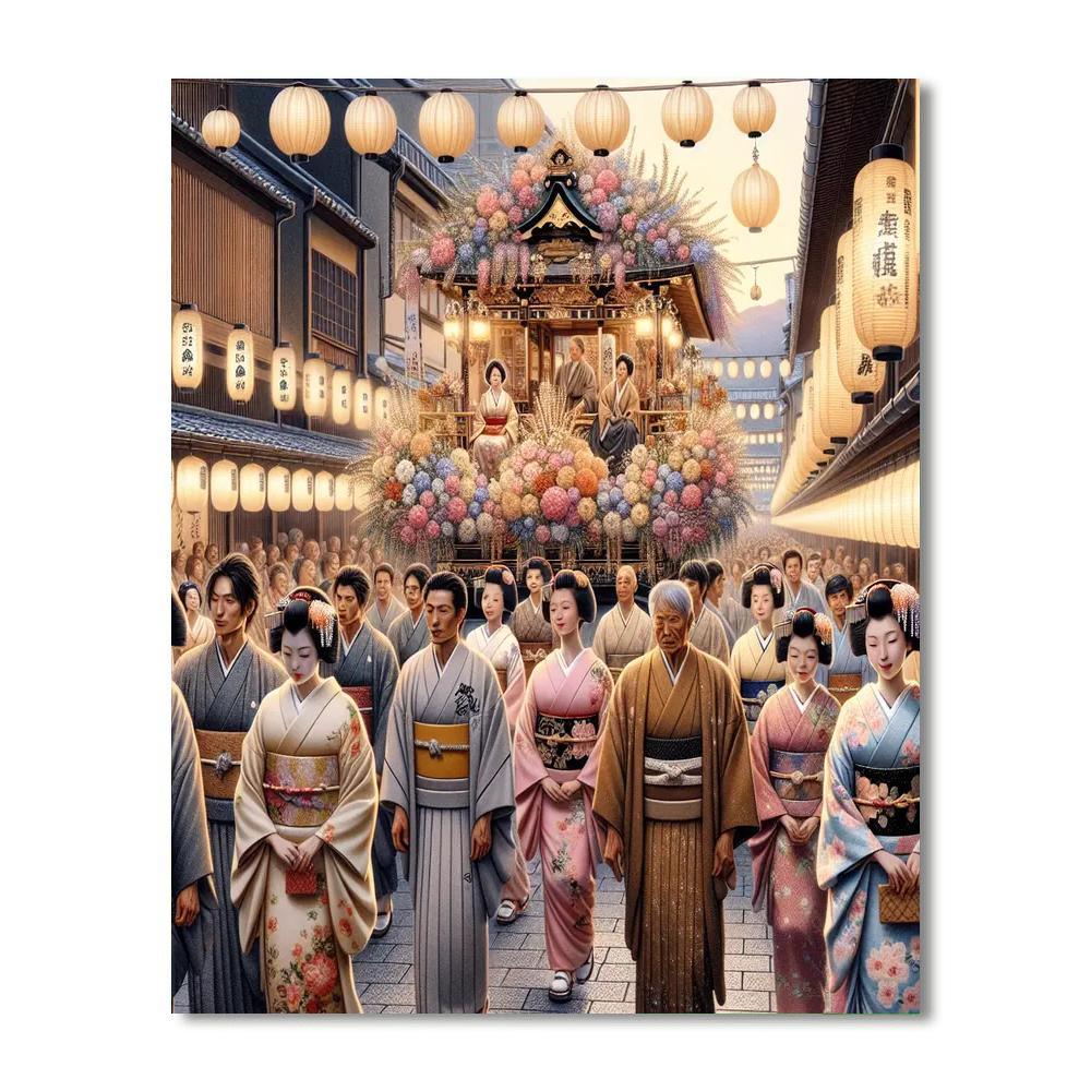 Gion Yodoya Festival - Kyoto, Japan Paint By Numbers