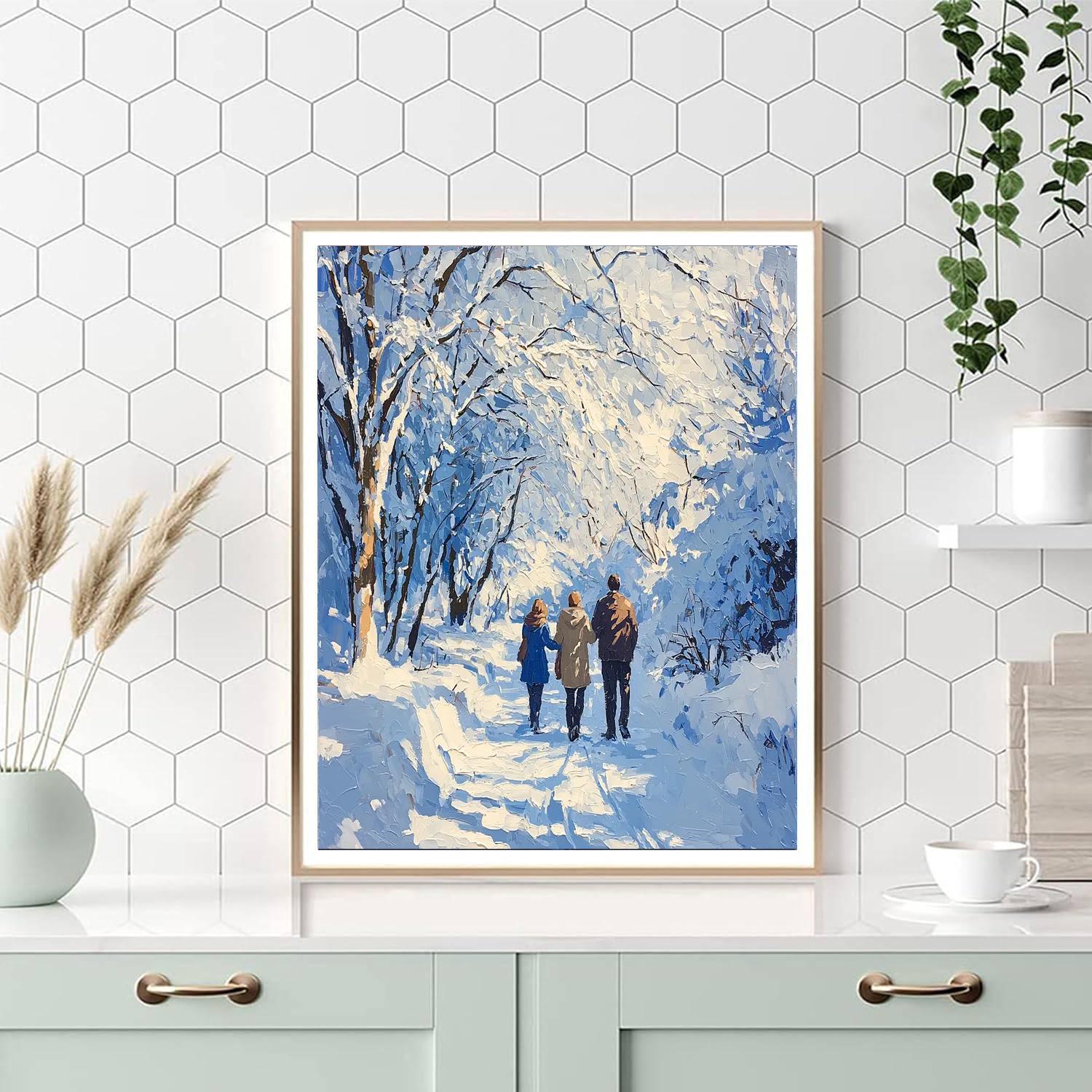 Evergreen Love Number Painting