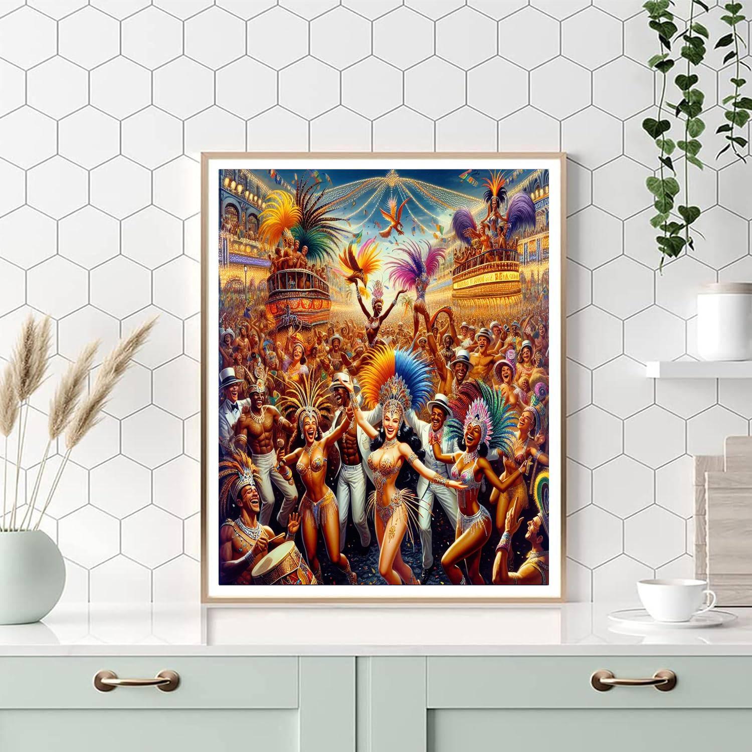 Mardi Gras - Brazil DIY Paint By Numbers