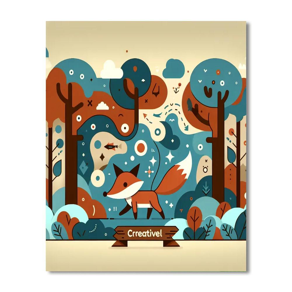 Clever Fox Tales Numbered Painting Kits