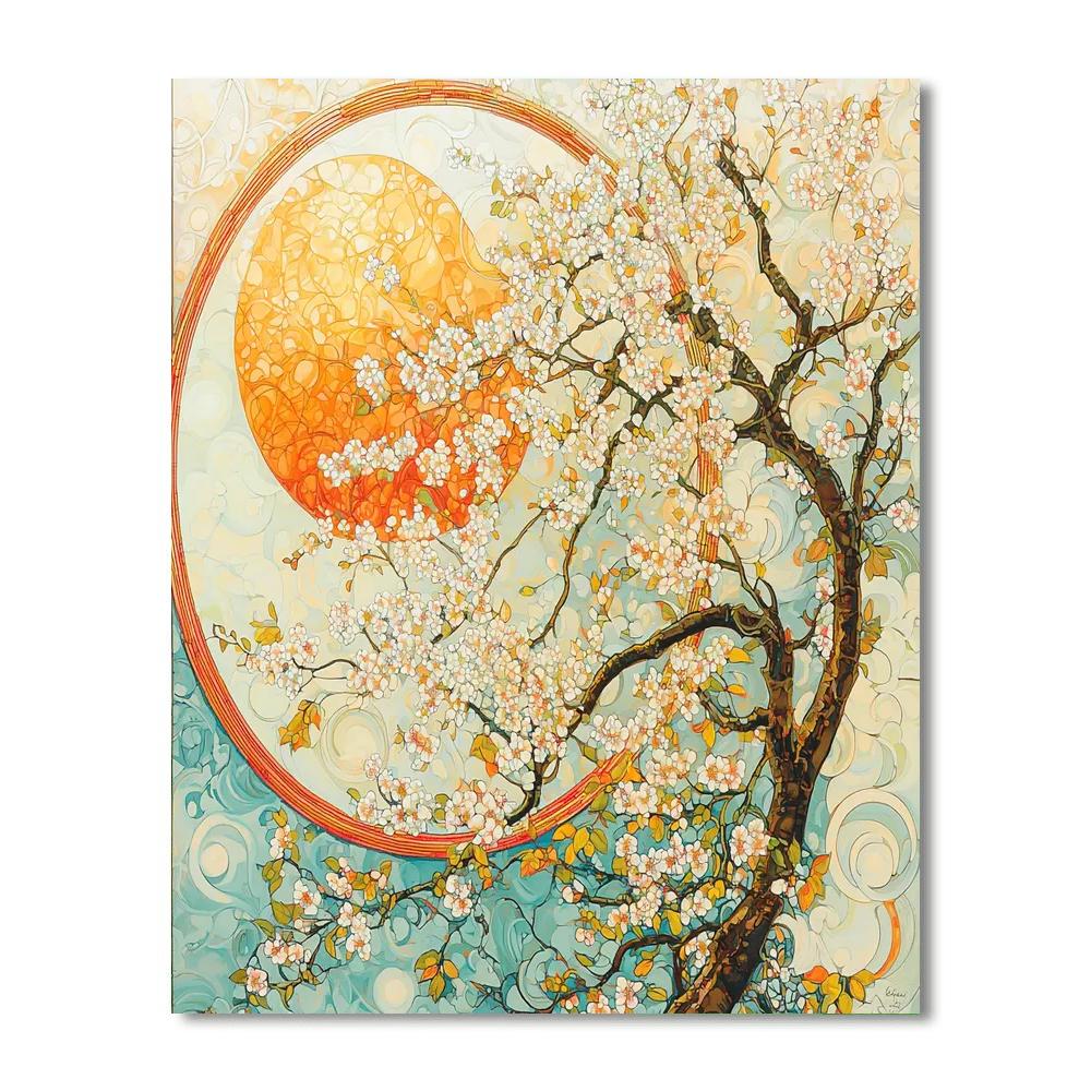 Alphonse Mucha Inspired Harmony Of Seasonal Spirits  Paint By Numbers Kits