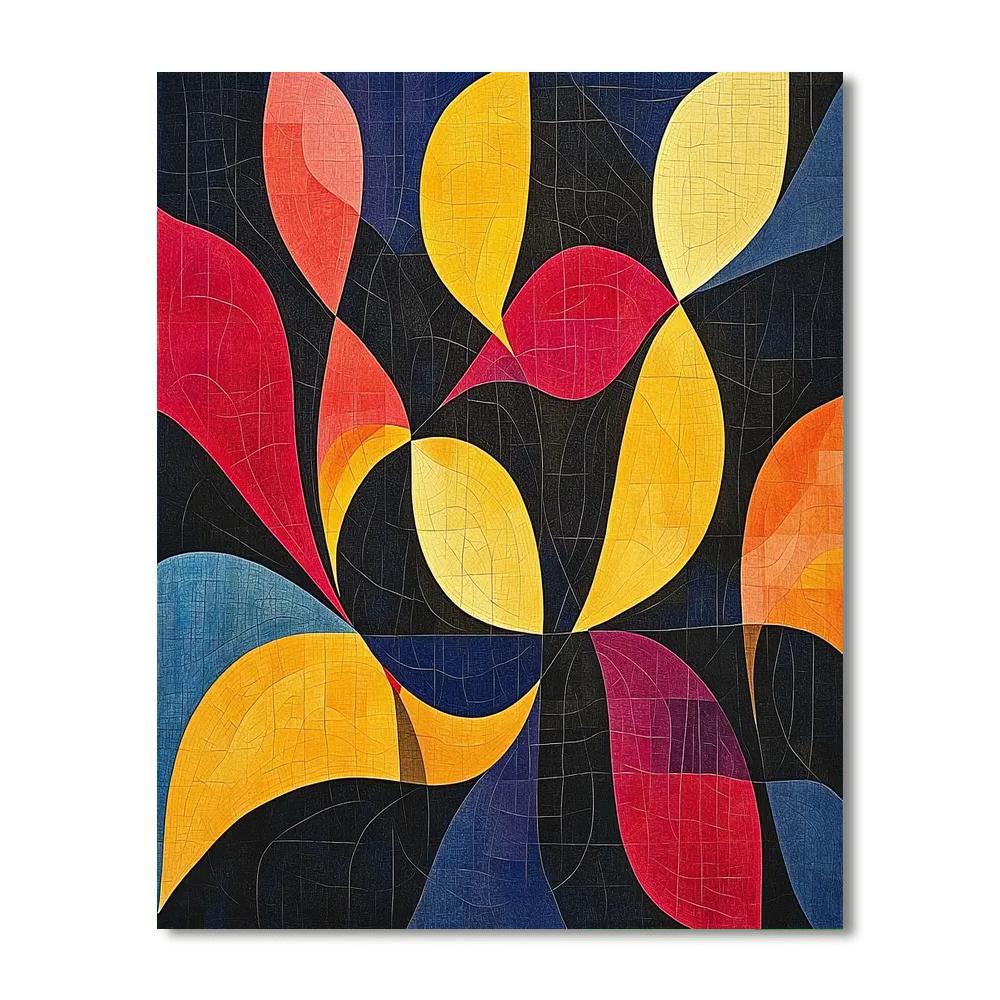 Joan Miró Inspired Ethereal Connections  Paint By Color