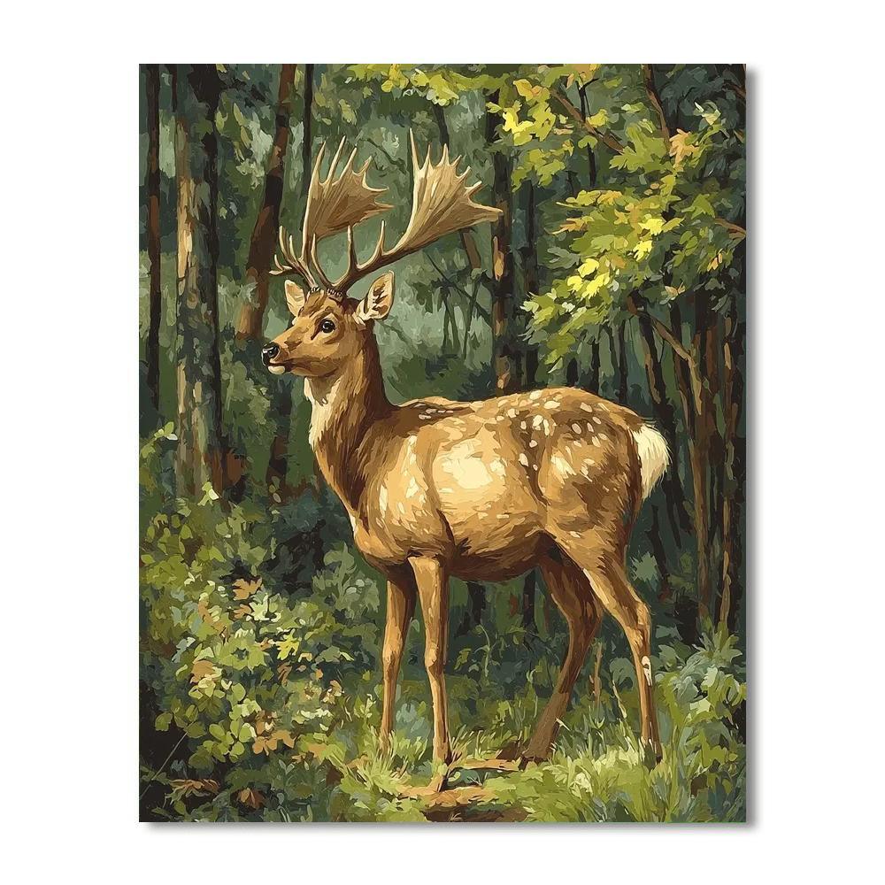 Sir Edwin Landseer Inspired Echoes Of The Wild  Painting By Numbers Kit
