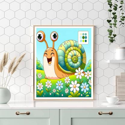 Gigantic Snail Paint By Number