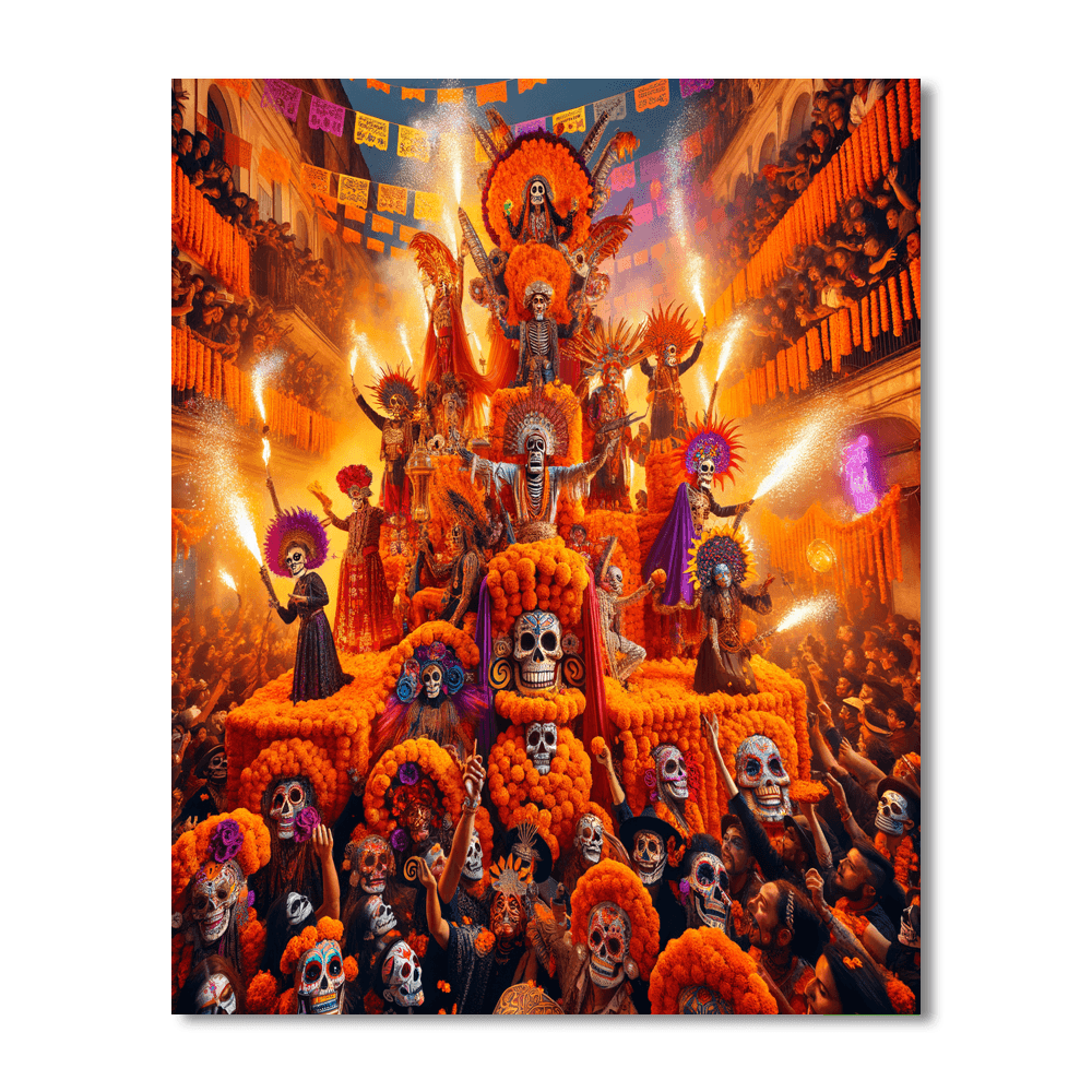 Dia De Los Muertos - Oaxaca, Mexico Paint By Number