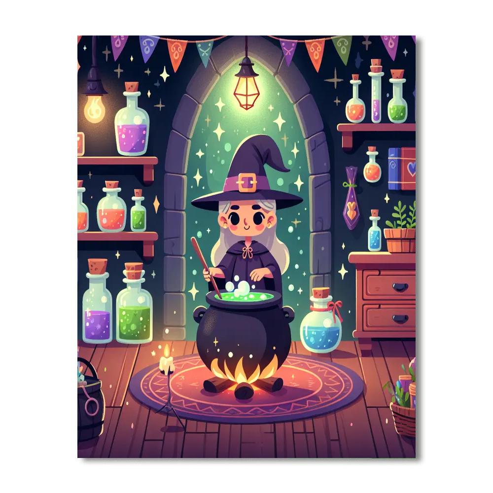 Friendly Witch's Workshop Numbered Painting Kits