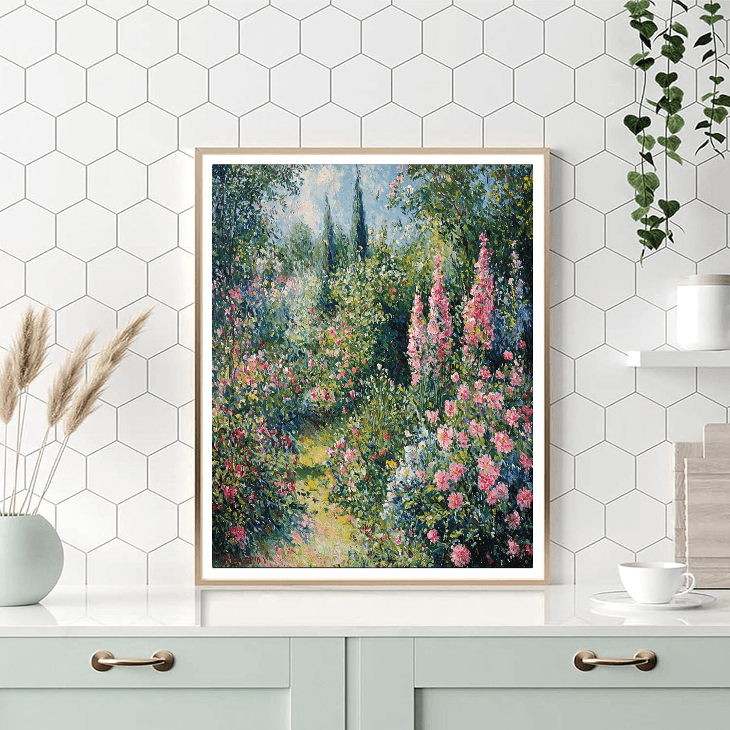 Pierre-Auguste Renoir Inspired Hidden Garden Secrets  Paint By Number