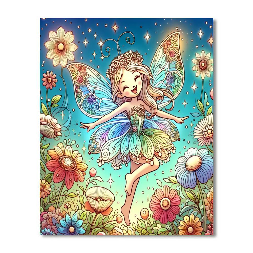 Dazzling Fairy Paint By Numbers Kits