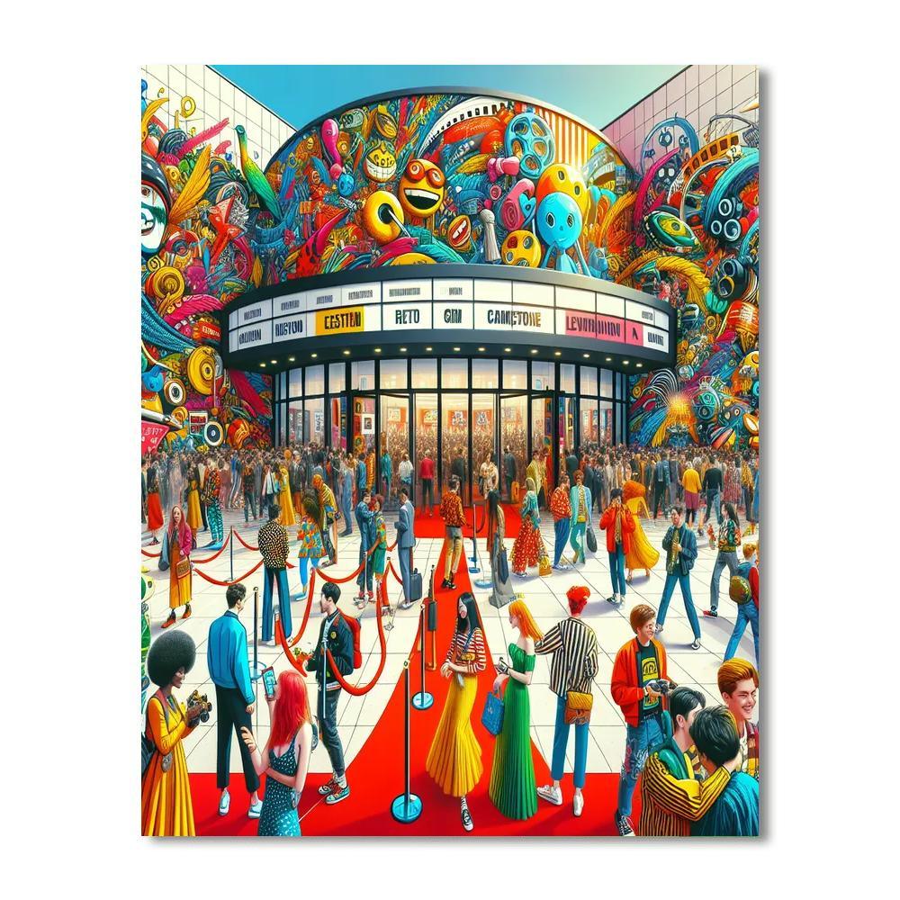 Festival Internacional De Cine - Mexico Numbered Painting Kits