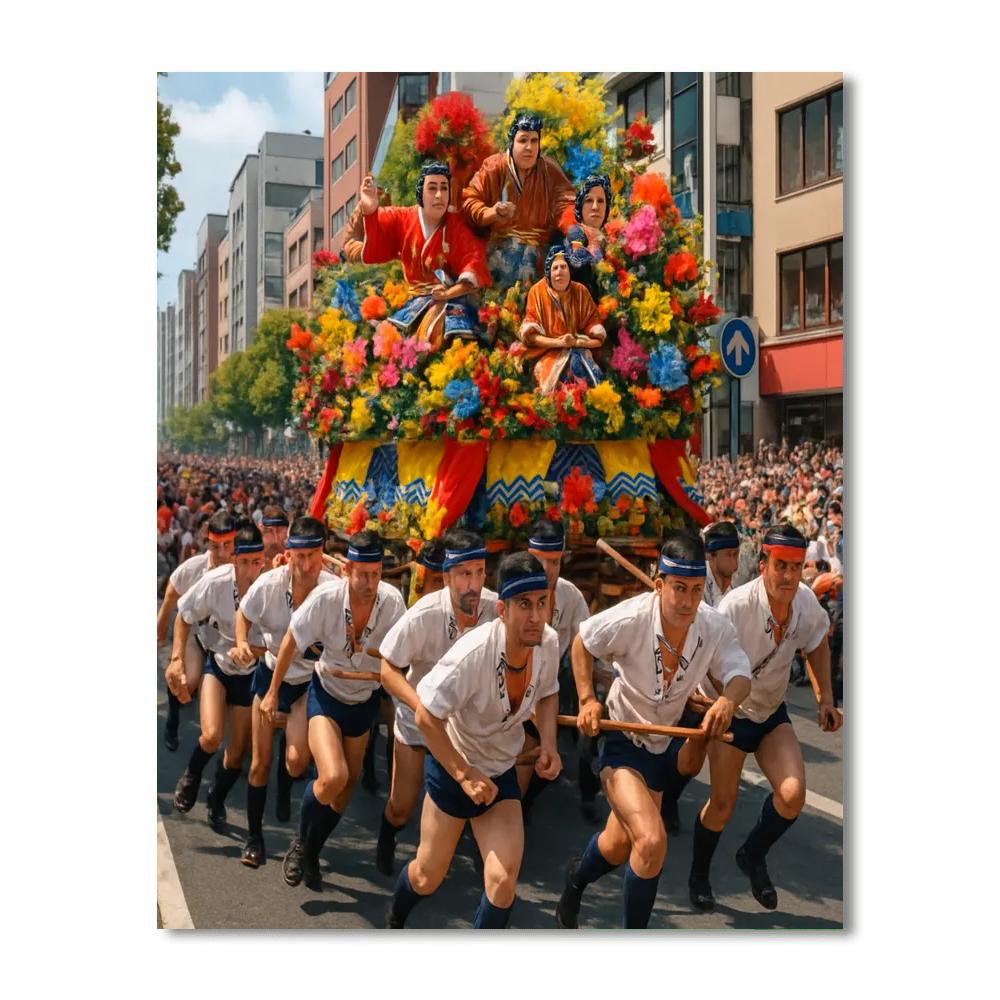 Gion Yamagasa - Japan Numbered Painting Kits