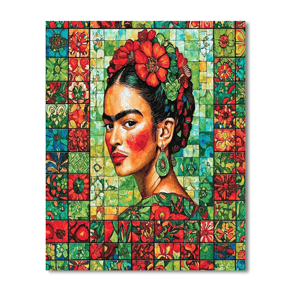 Kahlo Inspired Cultural Essence  Paint By Number