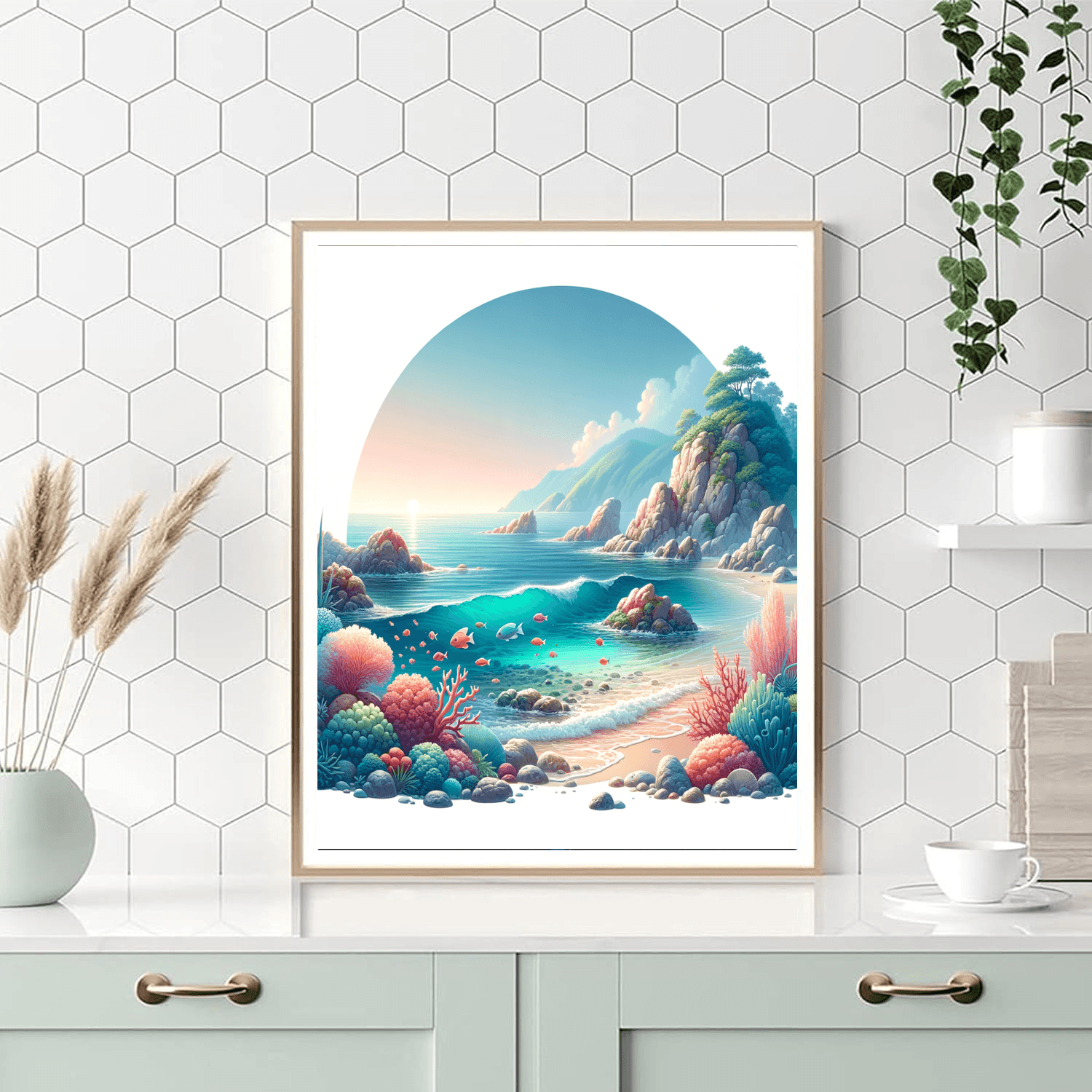 Mystical Ocean Cove Paint By Numbers