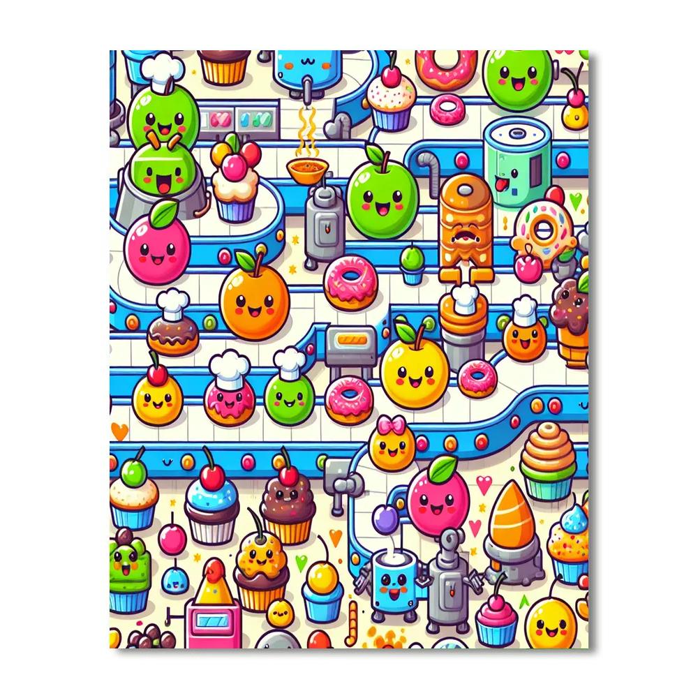 Creative Food Factory Paint By Numbers