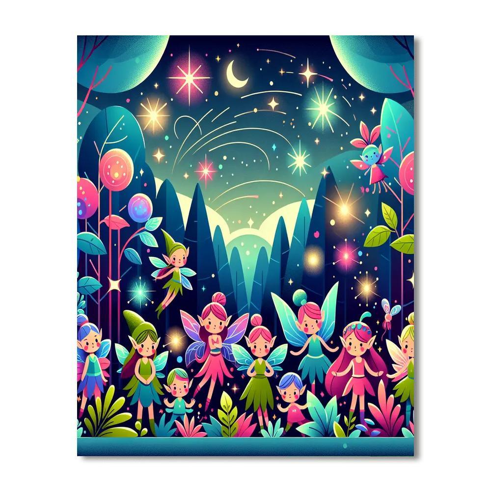 Forest Fantasy World DIY Paint By Numbers