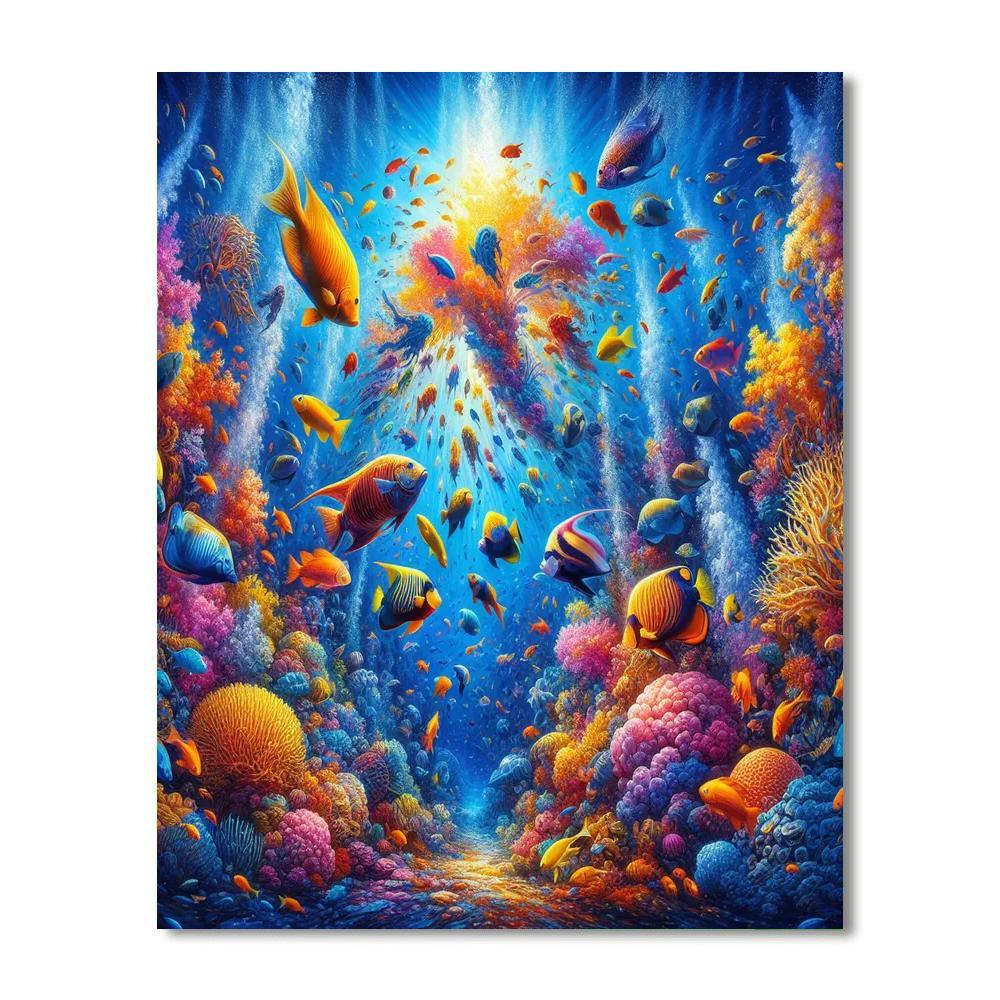 Ocean Depths Adventure Numbered Painting Kits