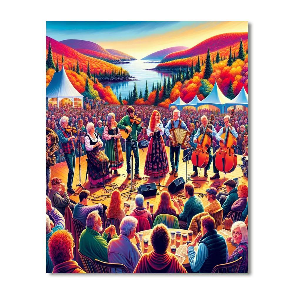 Celtic Colours Festival - Cape Breton Painting By Numbers Kit