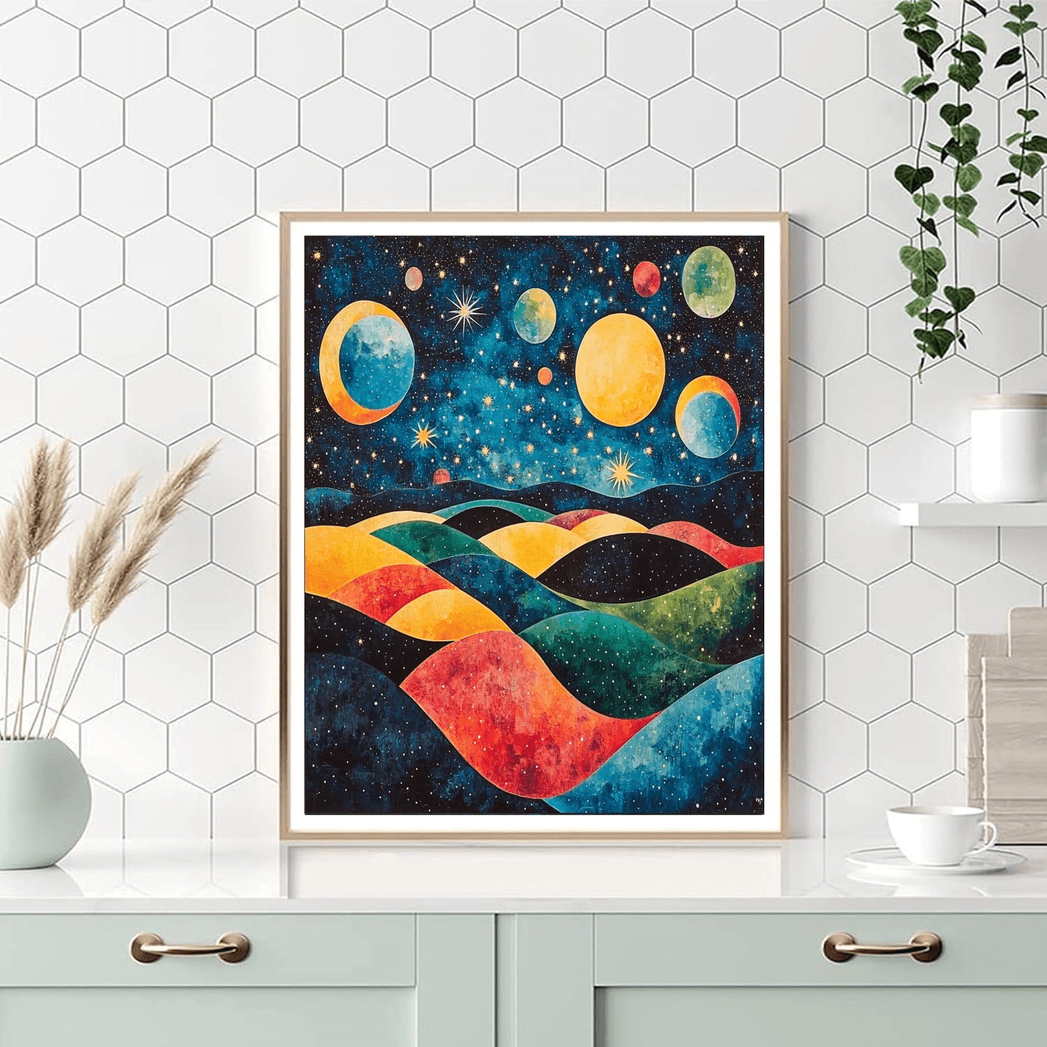 Joan Miró Inspired Astral Dreams  Paint By Color