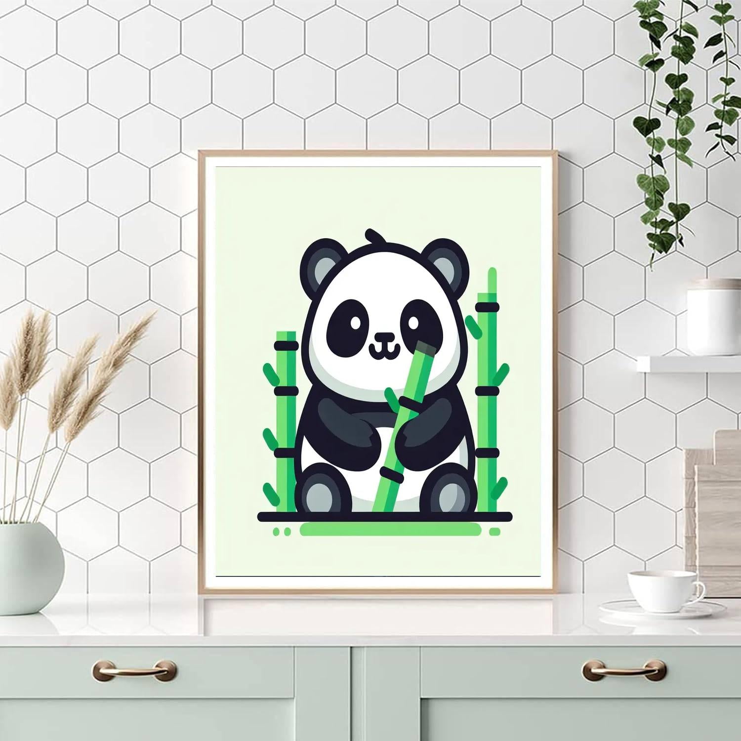 Panda Pal Paint By Numbers Art