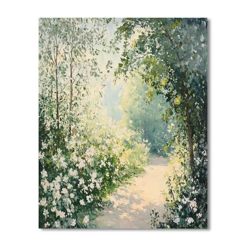 Camille Pissarro Inspired Chic Botanical Serenity  Painting By Numbers Kit